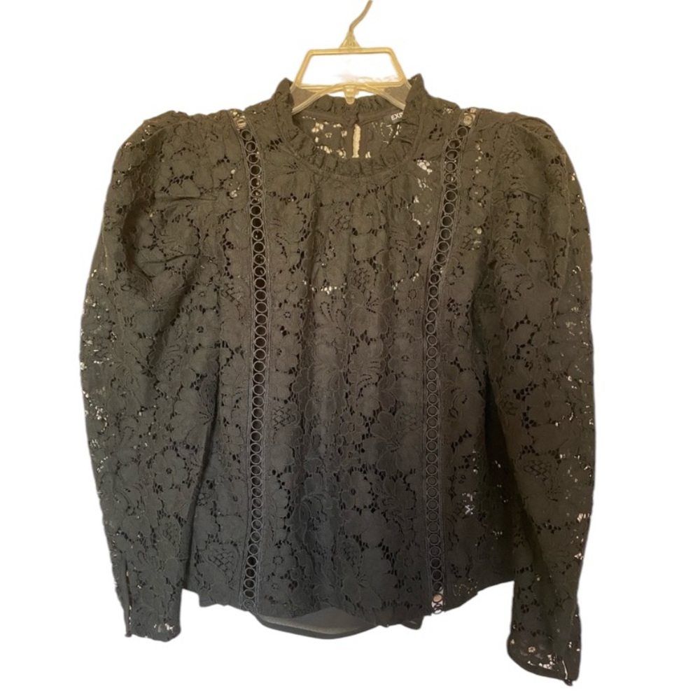 Express “Lace Puff Sleeve Top” - Women’s Size XS